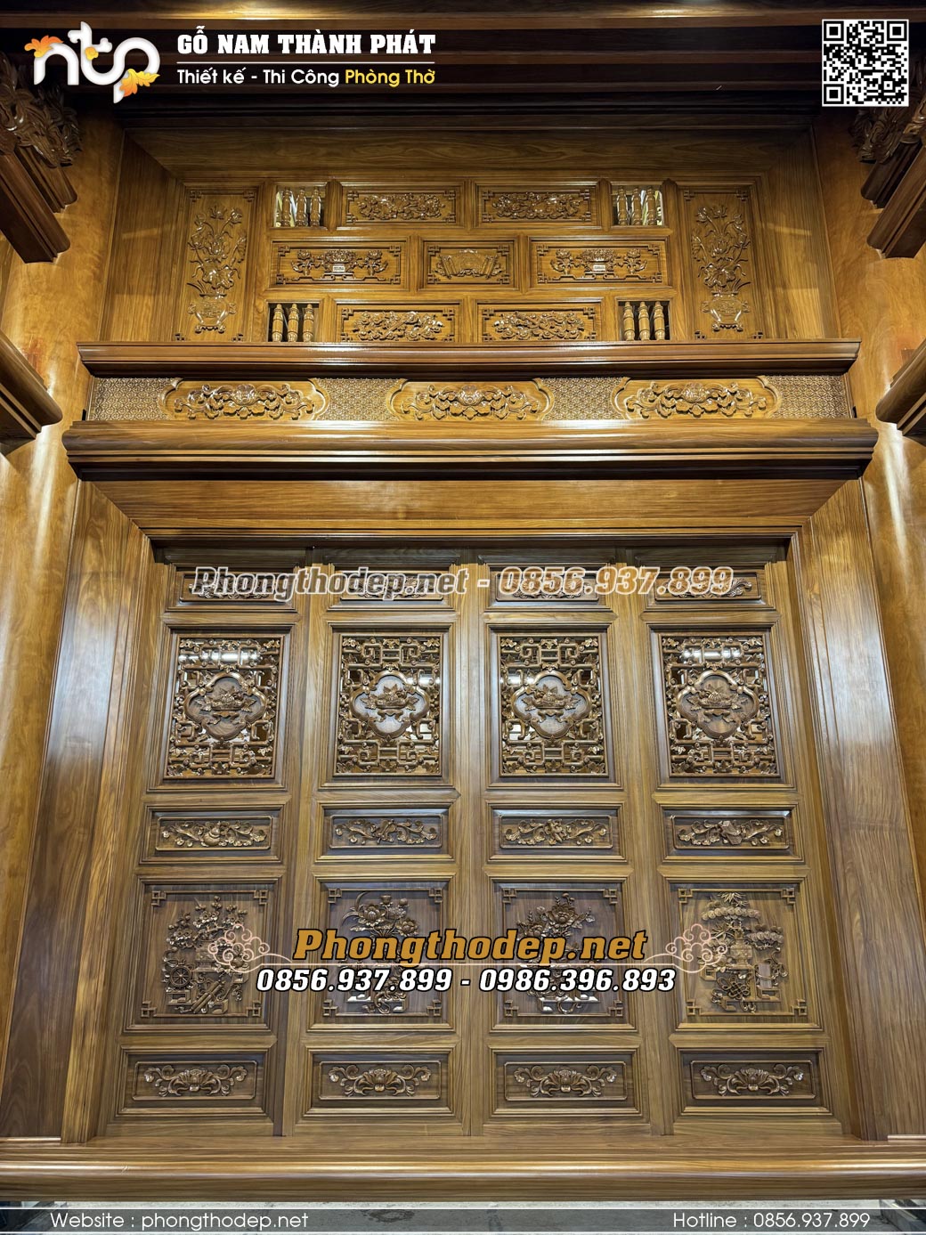 Hoa văn chạm khắc tinh xảo